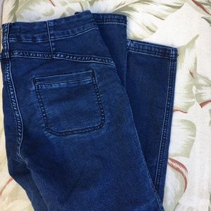 free people trouser style skinny jeans sz 29